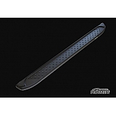 Romik USA Running Board Black Powder Coated Aluminum Stationary - 61727419