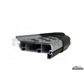 Romik USA Running Board Black Powder Coated Aluminum Stationary - 61727419-1