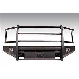 Fab Fours Bumper Premium 1-Piece Design Steel Black - FF15R32501