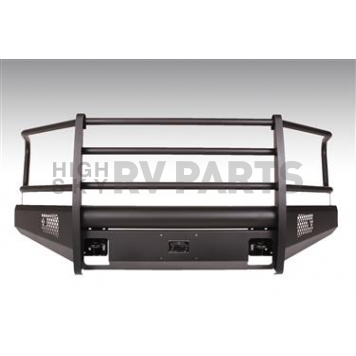 Fab Fours Bumper Premium 1-Piece Design Steel Black - FF15R32501
