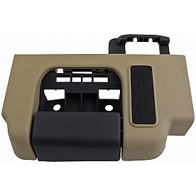 Help! By Dorman Interior Door Handle - Plastic Brown Housing With Black Lever Single - 90837