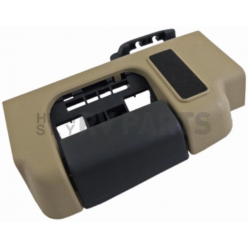 Help! By Dorman Interior Door Handle - Plastic Brown Housing With Black Lever Single - 90837-2