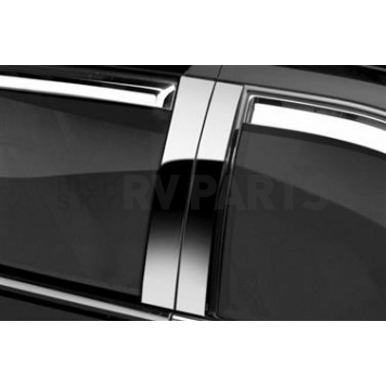 Putco Body Pillar Cover - Polished Stainless Steel Silver Set of 4 - 402611GM