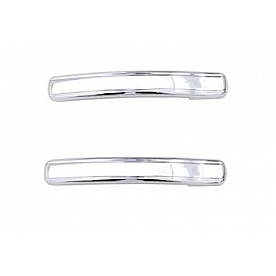 Auto Ventshade (AVS) Exterior Door Handle Cover - Silver ABS Plastic Lever Only - 685403