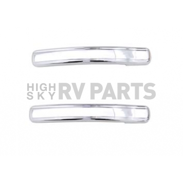 Auto Ventshade (AVS) Exterior Door Handle Cover - Silver ABS Plastic Lever Only - 685403