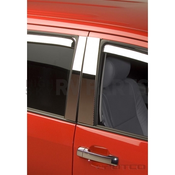 Putco Body Pillar Cover - Polished Stainless Steel Silver Set of 4 - 402620-1