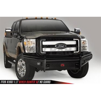 Fab Fours Bumper 1-Piece Design Steel Black - FF09K19611