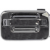 Help! By Dorman Exterior Door Handle - Plastic Silver Single - 91075