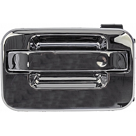 Help! By Dorman Exterior Door Handle - Plastic Silver Single - 91075