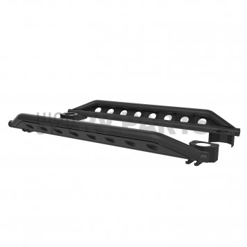 Paramount Automotive Running Board Black Textured Powder Coated Steel Stationary - 510727-1