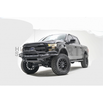 Fab Fours Bumper Premium 1-Piece Design Steel Black - FF15D32721