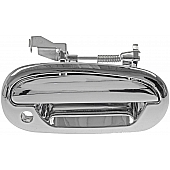 Help! By Dorman Exterior Door Handle - Plastic Silver Single - 91078