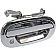 Help! By Dorman Exterior Door Handle - Plastic Silver Single - 91078