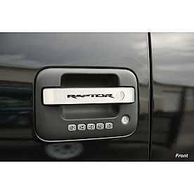 American Car Craft Exterior Door Handle Cover - Silver Center Section Stainless Steel - 772014