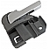 Help! By Dorman Interior Door Handle - Lever Plastic Silver Single - 90855