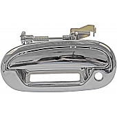 Help! By Dorman Exterior Door Handle - Plastic Silver Single - 91082