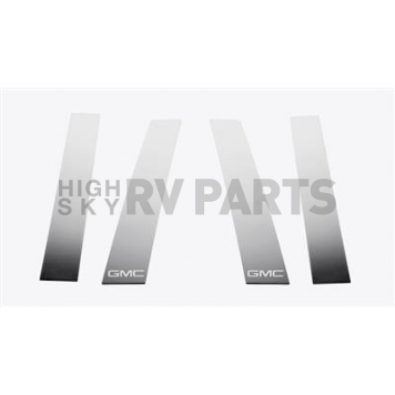 Putco Body Pillar Cover - Polished Stainless Steel Silver Set of 4 - 402670GM2