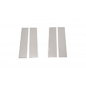 Putco Body Pillar Cover - Polished Stainless Steel Silver Set of 6 - 402671