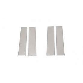 Putco Body Pillar Cover - Polished Stainless Steel Silver Set of 6 - 402671