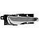 Help! By Dorman Interior Door Handle - Lever Plastic Silver Single - 91089
