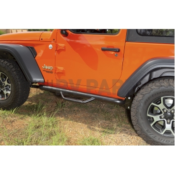 Rugged Ridge Nerf Bar 3 Inch Black Powder Coated Steel - 1159603-3