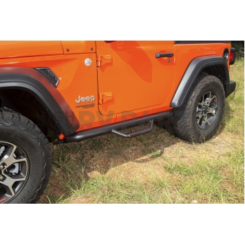 Rugged Ridge Nerf Bar 3 Inch Black Powder Coated Steel - 1159603-4