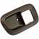 Help! By Dorman Interior Door Handle Bezel - Oak Plastic - 80504