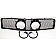 Street Scene Grille - Black Chrome  Steel - 95076590