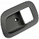 Help! By Dorman Interior Door Handle Bezel - Gray Plastic - 80507