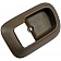 Help! By Dorman Interior Door Handle Bezel - Oak Plastic - 80533