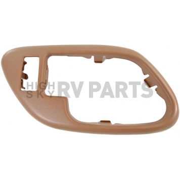 Help! By Dorman Interior Door Handle Bezel - Beige Plastic - 81910