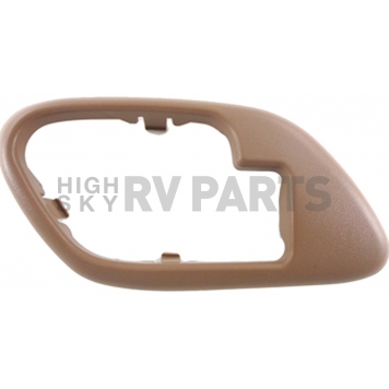 Help! By Dorman Interior Door Handle Bezel - Beige Plastic - 81911