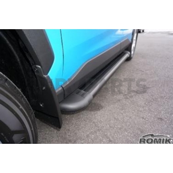 Romik USA Running Board Black Anodized Aluminum Stationary - 21727419