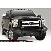 Fab Fours Bumper Black Steel Elite 1-Piece Design - FF09R19611