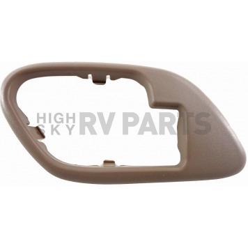 Help! By Dorman Interior Door Handle Bezel - Tan Plastic - 81912