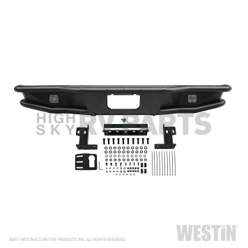Westin Automotive Bumper Outlaw 1-Piece Design Steel Black - 5881005-3