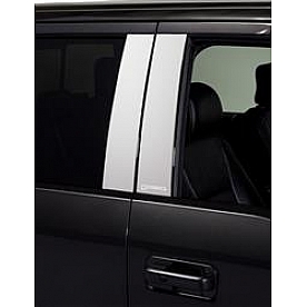 Putco Body Pillar Cover - Chrome Plated Stainless Steel Silver Set of 4 - 402679FD