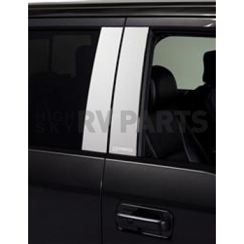 Putco Body Pillar Cover - Chrome Plated Stainless Steel Silver Set of 4 - 402679FD