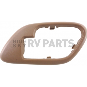 Help! By Dorman Interior Door Handle Bezel - Tan Plastic - 81914
