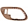 Help! By Dorman Interior Door Handle Bezel - Beige Plastic - 81915