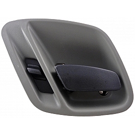 Help! By Dorman Interior Door Handle - Plastic Gray Housing With Black Lever Single - 81652