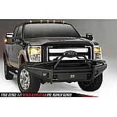 Fab Fours Bumper Black Steel Elite 1-Piece Design - FF09R19621