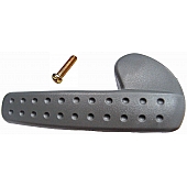 Help! By Dorman Interior Door Handle - Plastic Gray Housing With Black Lever Single - 81653