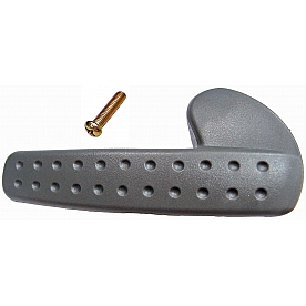 Help! By Dorman Interior Door Handle - Plastic Gray Housing With Black Lever Single - 81653
