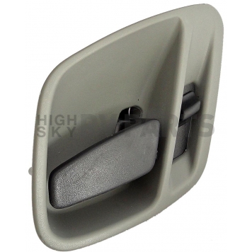 Help! By Dorman Interior Door Handle - Plastic Gray Housing With Black Lever Single - 81653-2