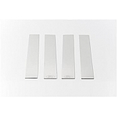 Putco Body Pillar Cover - Chrome Plated Stainless Steel Silver Set of 4 - 402685FD