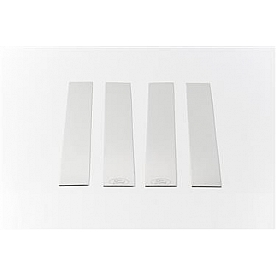 Putco Body Pillar Cover - Chrome Plated Stainless Steel Silver Set of 4 - 402685FD