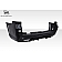 Extreme Dimensions Bumper 1-Piece Design Black Fiberglass - 112523