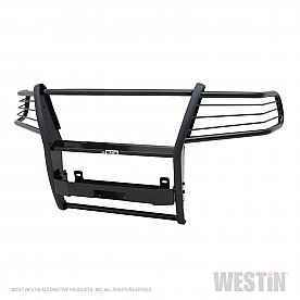 Westin Automotive Grille Guard 1-1/2 Inch Black Powder Coated Steel - 4092015
