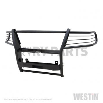 Westin Automotive Grille Guard 1-1/2 Inch Black Powder Coated Steel - 4092015